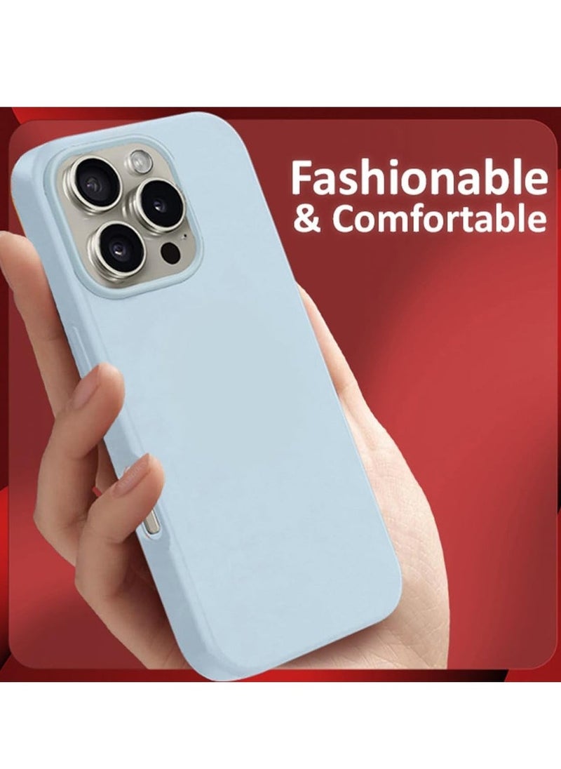 Raxoom Liquid Silicone Case for iPhone 16 Pro - Ultra Slim Design with Soft Anti-Scratch Microfiber Lining & Drop Protection - Image 4