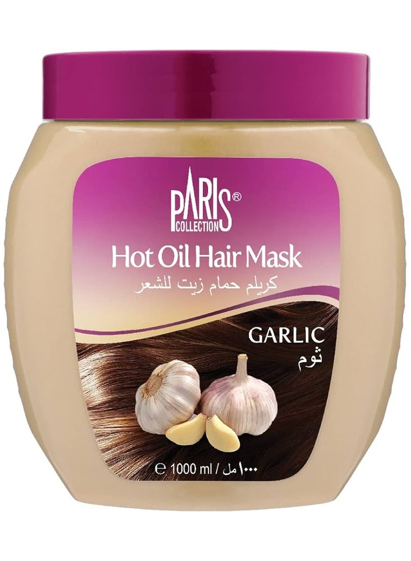 Paris Collection Garlic Hot Oil Hair Mask Unisex 1000ml - Image 1