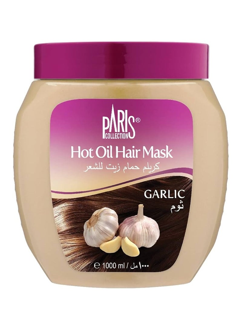 Paris Collection Garlic Hot Oil Hair Mask Unisex 1000ml - Image 3
