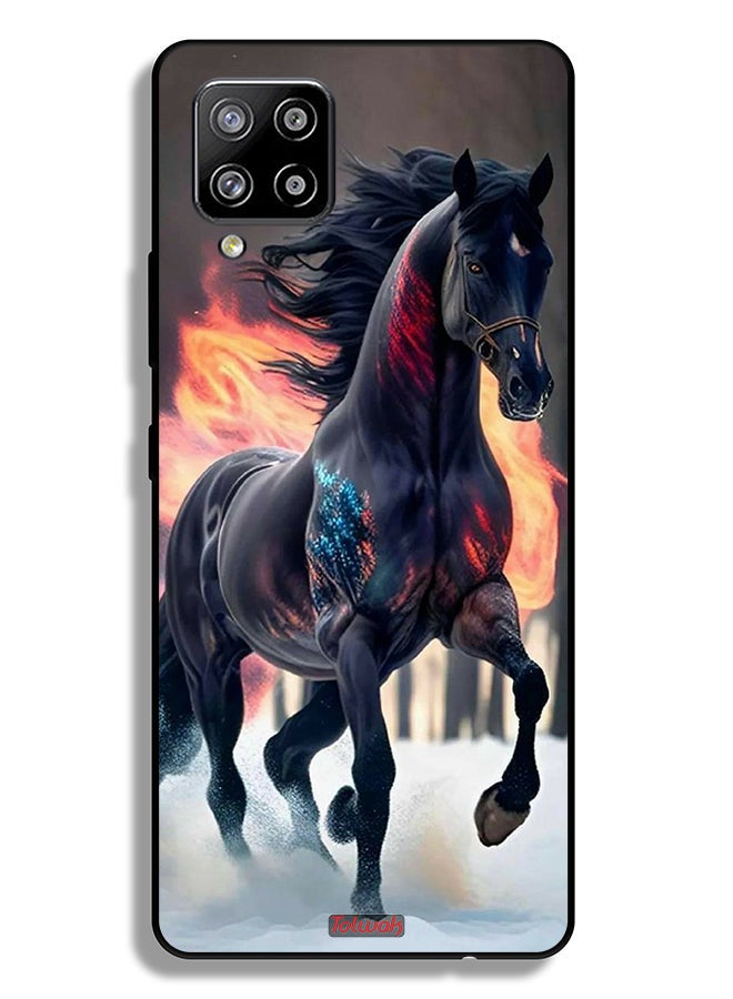 Tolwak Samsung Galaxy A42 5G Protective Case Cover Horse Hd - Image 1