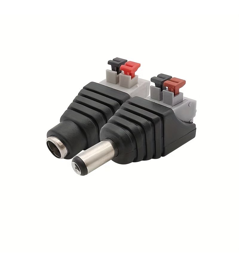 موصلات نحاسية معزولة للذكور ثقيلة التحمل DC12-24V 5 قطع توصيل بدون لحام - Image 1