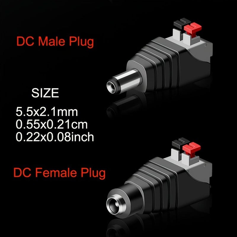 موصلات نحاسية معزولة للذكور ثقيلة التحمل DC12-24V 5 قطع توصيل بدون لحام - Image 5