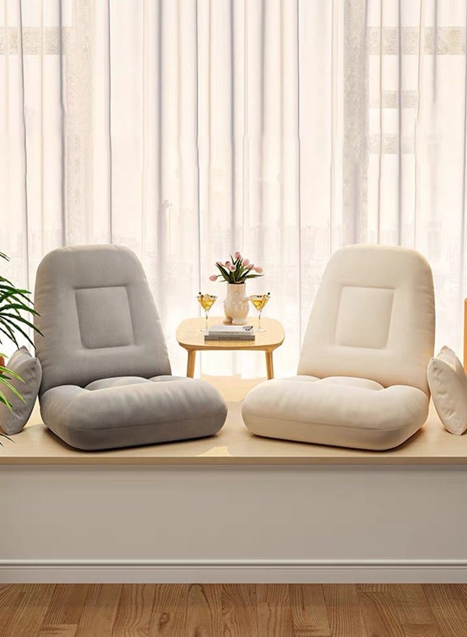 3-in-1 Convertible Sofa Bed ,Adjustable Recliner Chair Couch Bed, Full Cotton Foldable Couch Convertible for Living Room Bedroom Small Spaces, Foldable Couch with Pillow for Resting/Reading in Small Space, Studio, Office, Apartment, Compact Living Room, Dark Gray