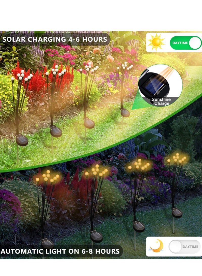 MIXDE 2 Pack 8 LED Solar Powered Firefly Lights - Image 3