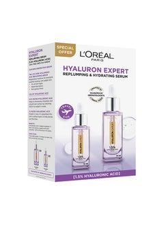 L'OREAL PARIS Hyaluron Expert Replumping Serum With Hyaluronic Acid - 30ml +15 ml  - Image 2