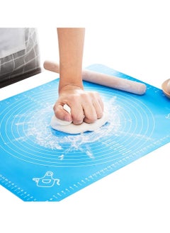 Reko Silicone Baking Mat For Pastry Rolling With Measurements, Liner Heat Resistance Table Placemat Pad Board  - Image 1