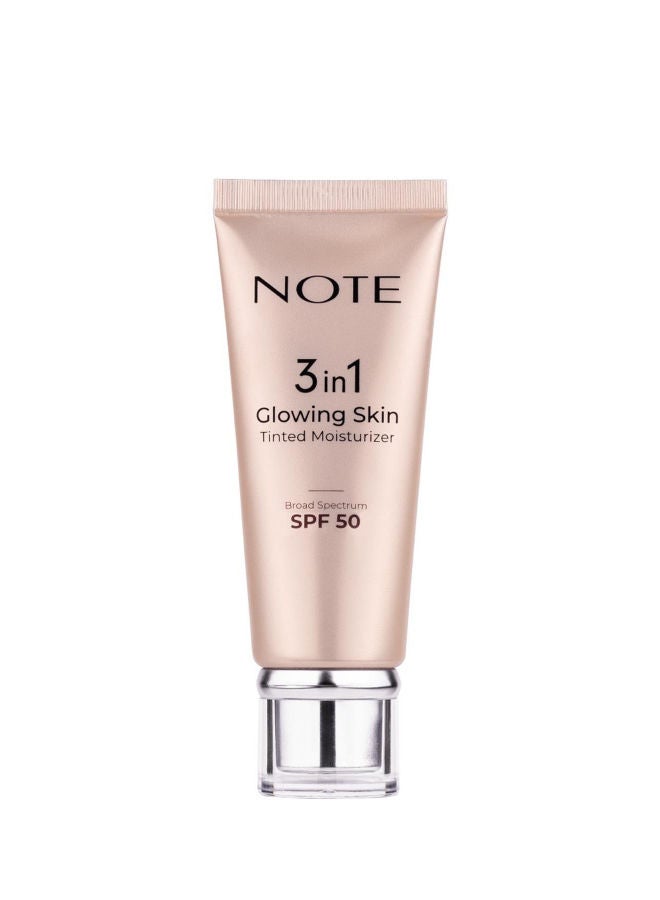 نوت مرطب ملون مضيء للبشرة 3 في 1 بعامل حماية 50 SPF - Image 1