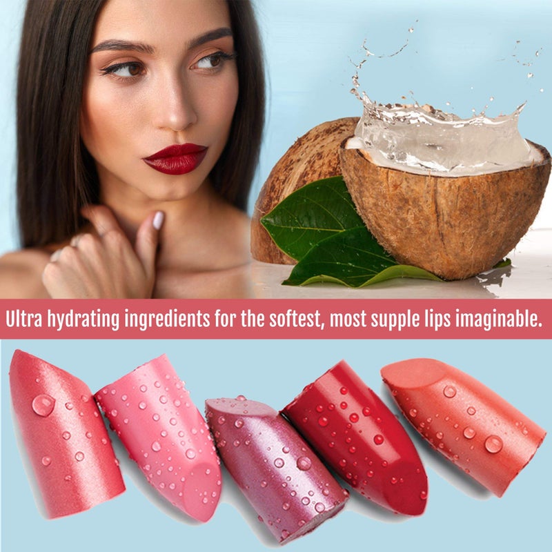 BaeBlu Organic Lipstick 100% Natural Hydrating Antioxidant-Rich, Made in USA, Papaya - Image 1