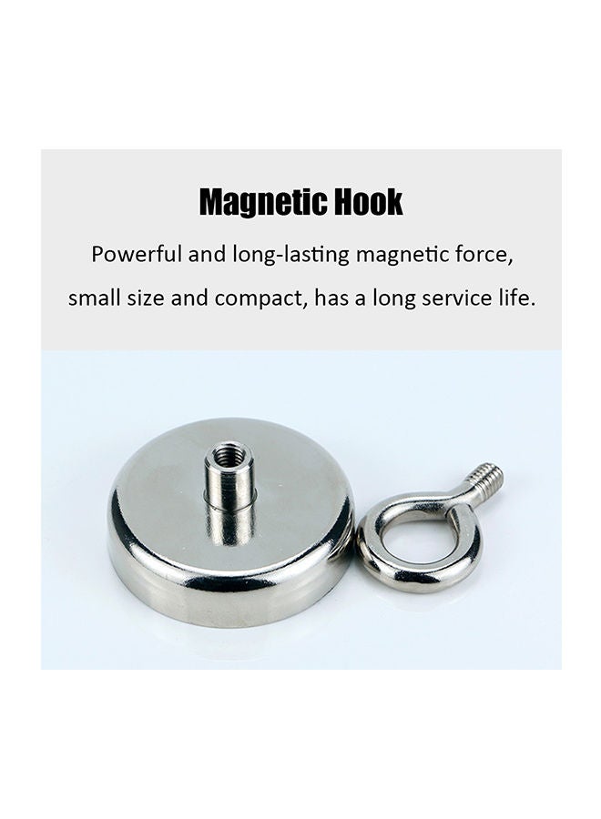 NIBEMINENT Multifunctional Magnetic Hook Silver  - Image 2