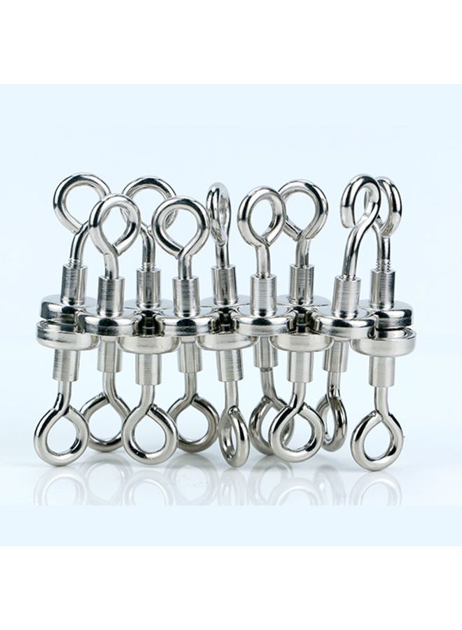 NIBEMINENT Multifunctional Magnetic Hook Silver  - Image 3