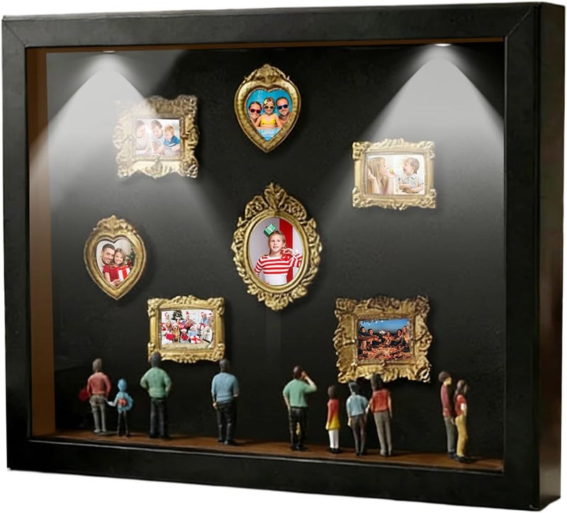 Mini Museum Photo Frame - DIY Embossed Frame | Mini Artistic Museum Frames with Figures, Creative 3D Embossed Display for Home Decor, Bedroom, Table, Bookshelf - Image 1