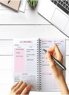 Generic Weekly Planner Undated, A5 To Do List Notebook Weekly Goals Schedule Planner Daily Planner Notebook Weekly Goals Planner for Work & Personal Life  - Image 4
