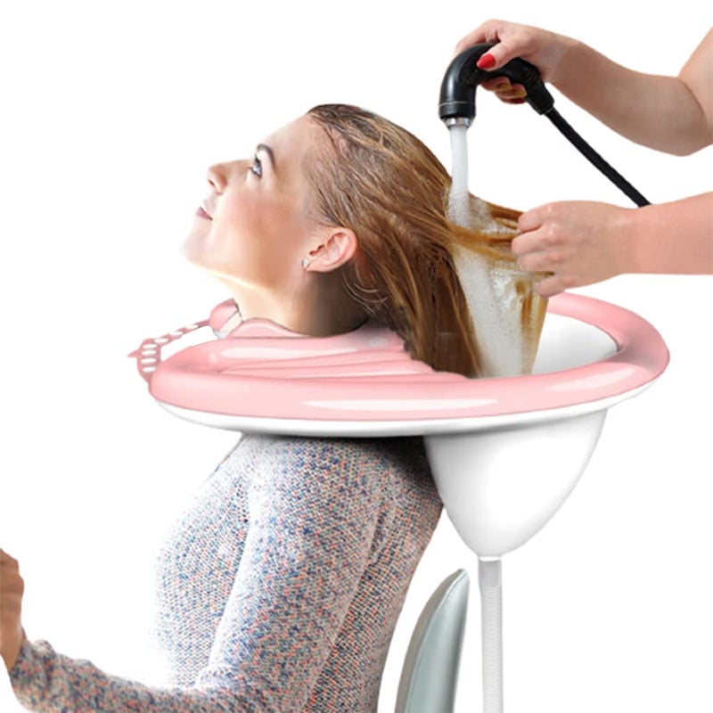 Peaoop Inflatable Shampoo Bowl, Portable Hair Washing Tray for Bedside and in Bed, Lightweight Shampoo Basin for Elderly, Disabled, Pregnant, Injured, Bedridden, Handicap, Lightweight Hair Washing Sink - Image 1