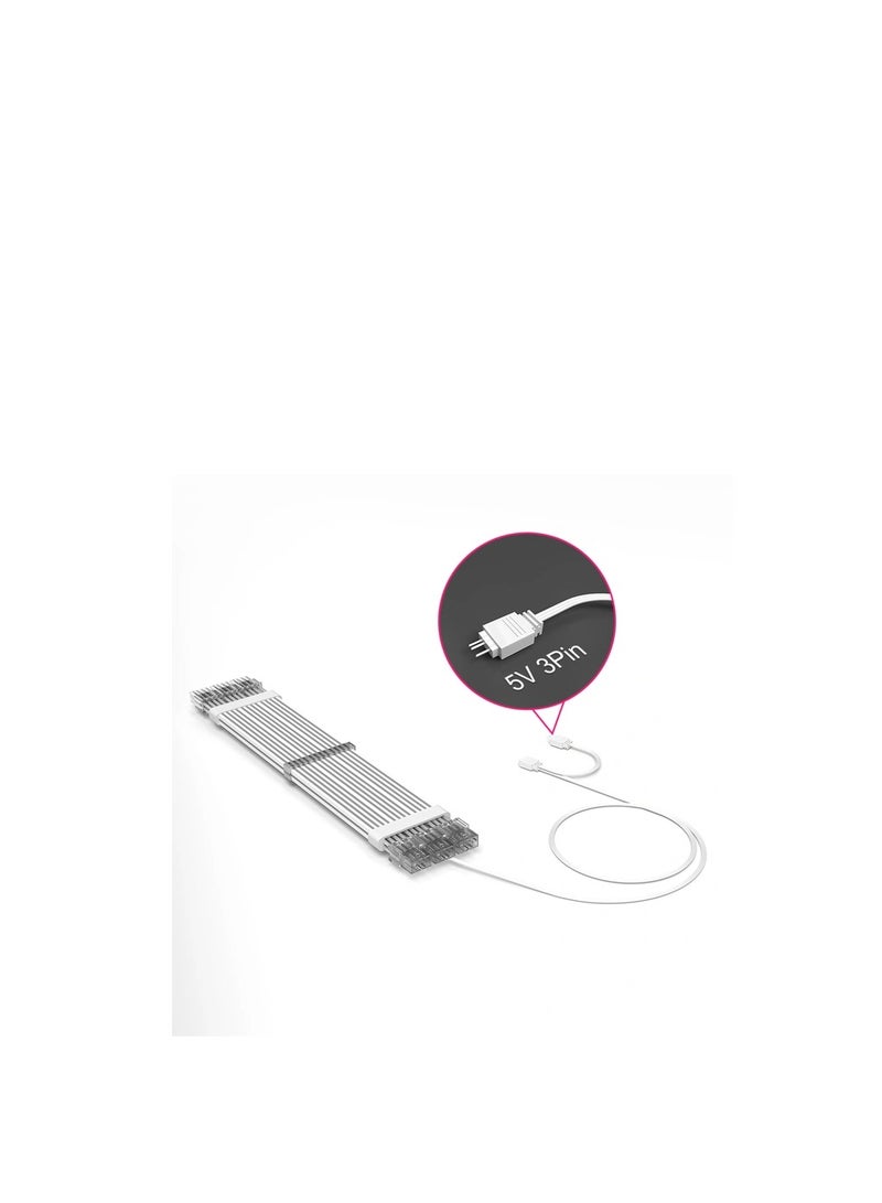 WJCOOLMAN مجموعة تمديد كابل WJ Coolman ARGB – 24 دبوس، 4+4 دبوس، 6+2 دبوس - Image 4