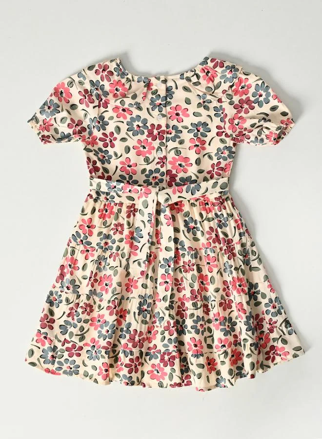 BELLA MODA Floral Tiered Dress