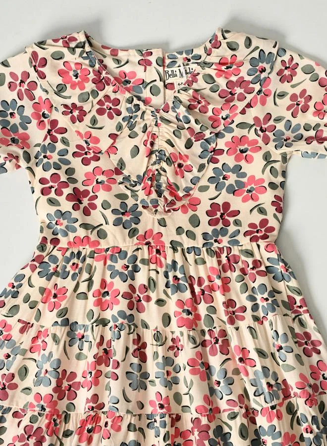 BELLA MODA Floral Tiered Dress