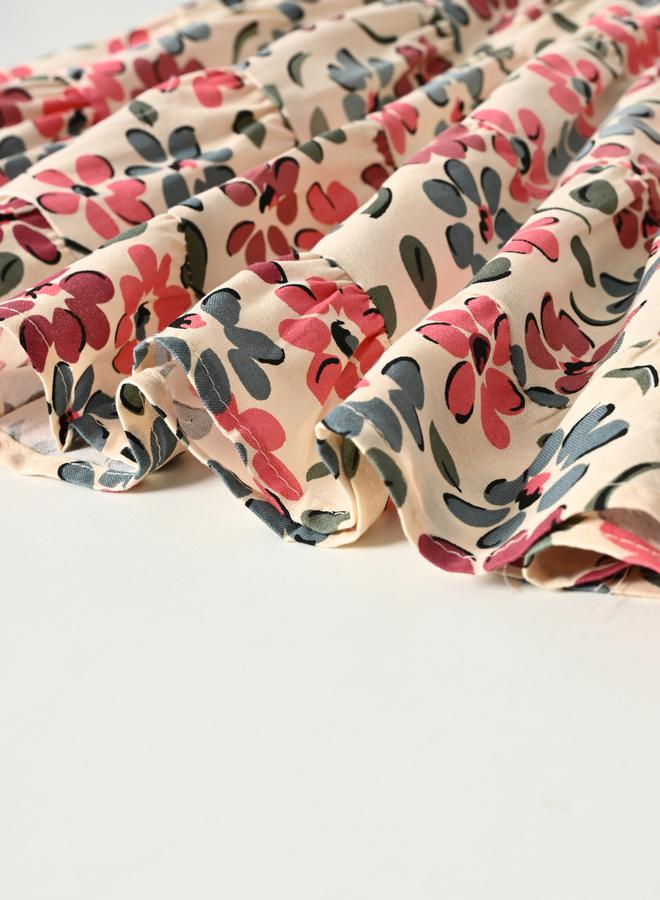 بيلا مودا فستان طبقات بنقشة الزهور - Image 5