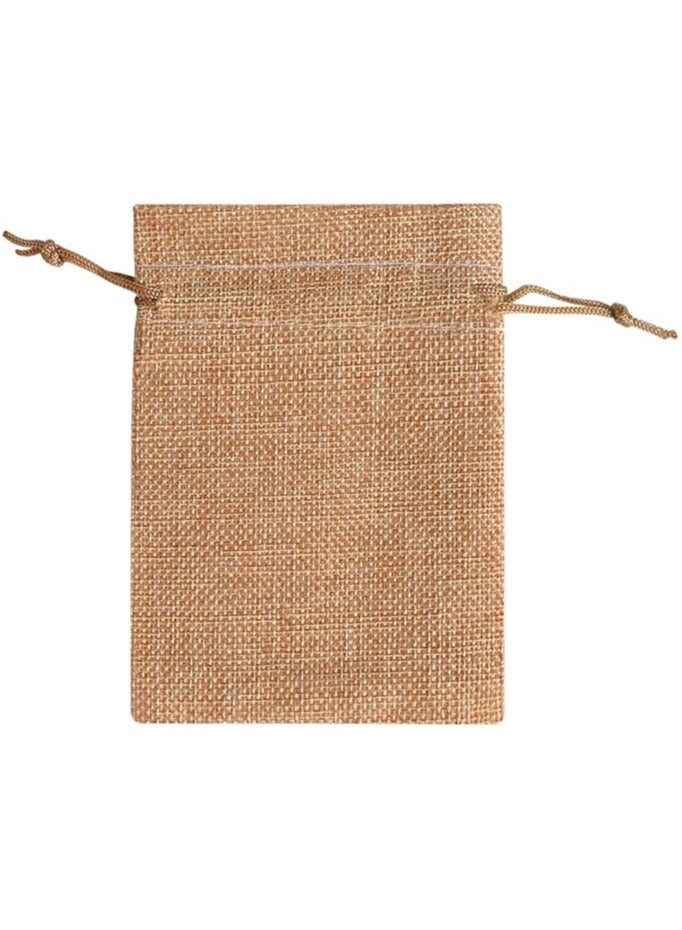 25 PCS Burlap Gift Bags Wedding Hessian Jute Bags Linen Jewelry Pouches with Drawstring for Birthday, Party, Wedding Favors, Present, Art and DIY Craft (25Pcs, Coffee, 4” x 6”) - Image 5