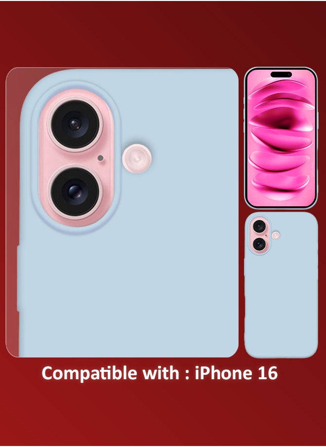 CATANES (for iPhone 16) 3 Pack Case and 2 Screen Protectors, Slim Silicone Case, Full Covered Anti Scratch Shockproof Protective Cover  - Image 3