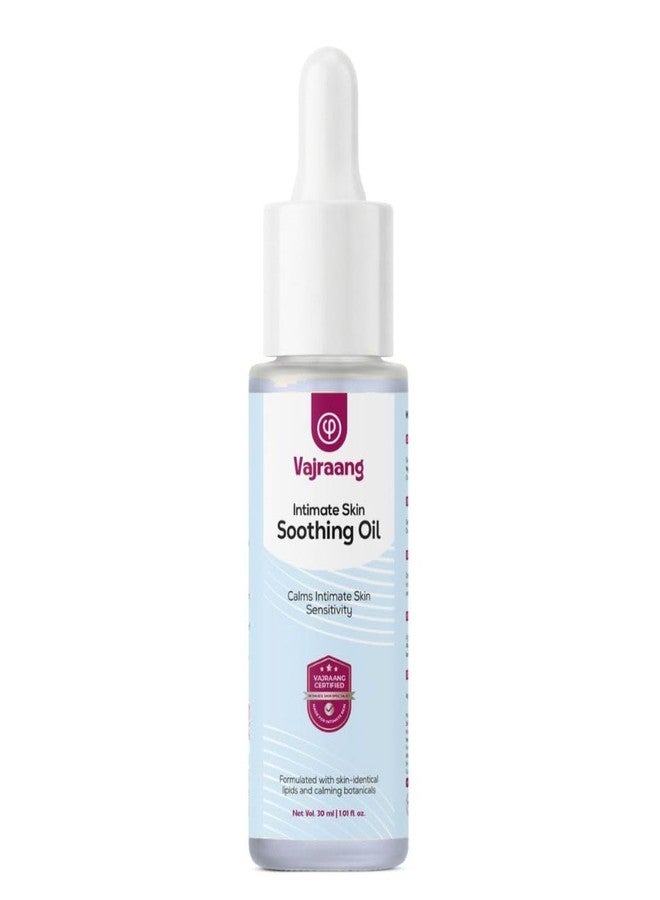 Vajraang Intimate Skin Soothing Oil | Builds Tolerance to Touch | Calms Hyper Sensitivity of Intimate Skin | Clinically Tested | Contains Skin-Identical Lipids | 1.01 fl oz - Image 1