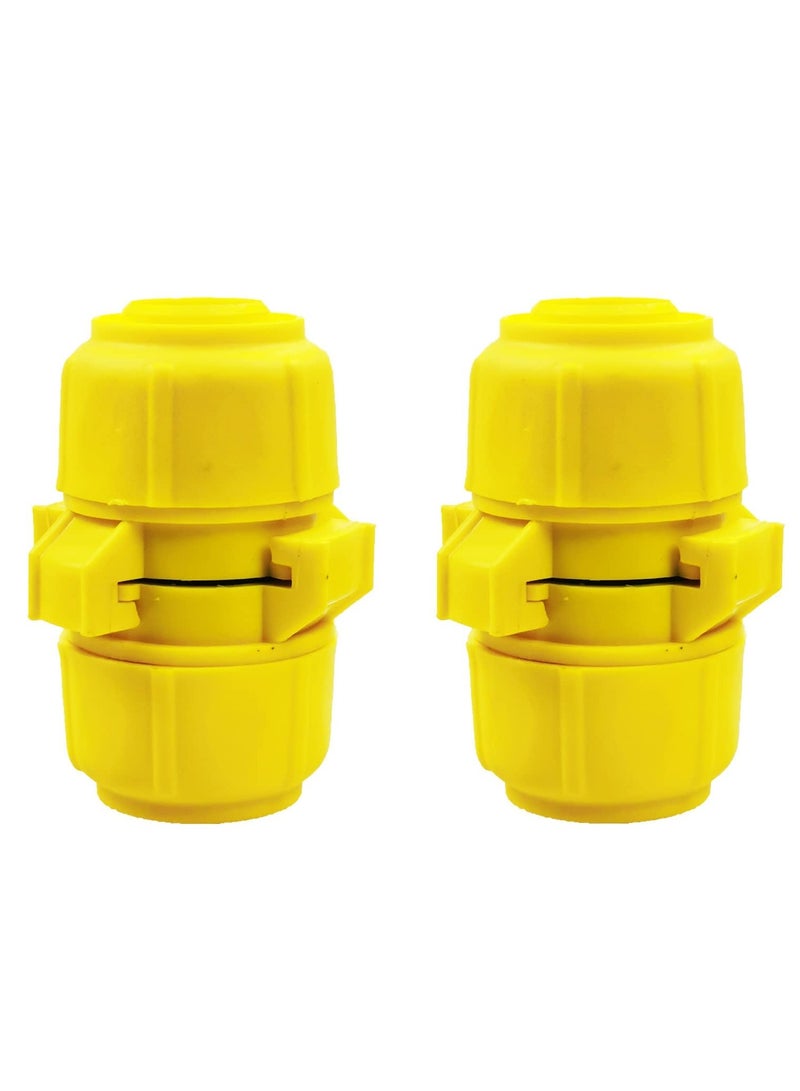 Garden Hose Repair Kit - 2 Sets of Hose Connectors and Barbed Hose Menders for 1 Inch Water Hose, Ideal for Quick Repairs and Extending Hose Lengths. - Image 1