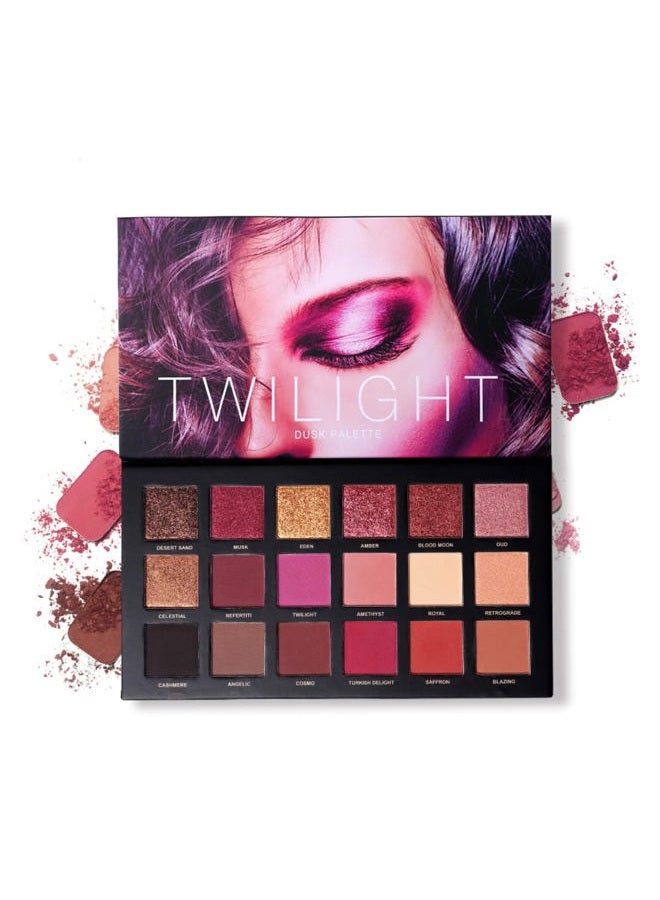 Ucanbe لوحة مكياج ظلال العيون الاحترافية بـ 18 لون، عالية الصبغة 10 مات + 7 لامع + 1 بريق معدني، ظلال عيون كريمية ناعمة قابلة للمزج تدوم طويلاً، مجموعة طقم مكياج ظلال العيون - Image 1