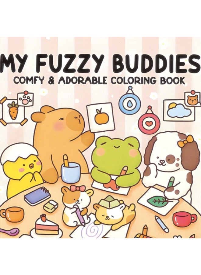 كتاب تلوين للبالغين والمراهقين: شخصيات لطيفة بتصاميم تلوين سهلة - Image 1