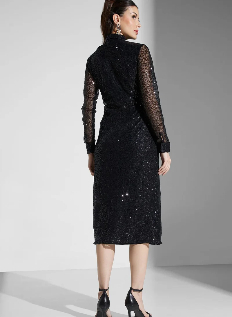 Ella Limited Edition Maxi Shirt Dress