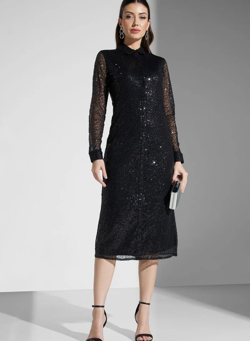 Ella Limited Edition Maxi Shirt Dress