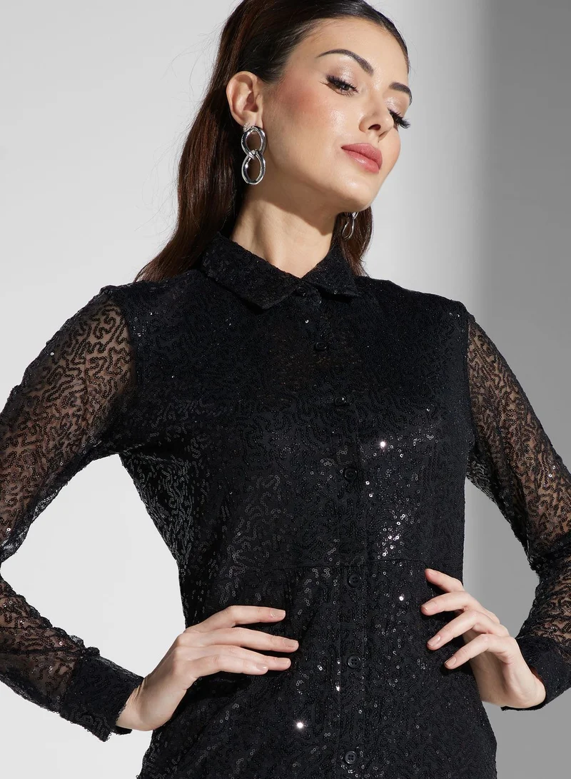 Ella Limited Edition Maxi Shirt Dress