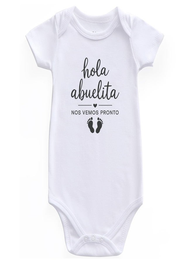ملابس أطفال KEDFQV abuelita، أطقم ملابس أطفال، ملابس أطفال للبنات والأولاد، بدلات أطفال مرحة، أبيض، من 0 إلى 3 أشهر - Image 1