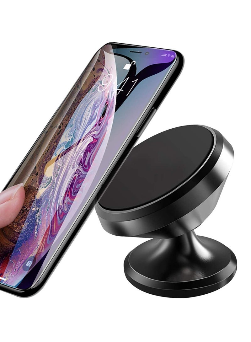 ELTRAZONE Magnetic Car Phone Holder, Universal 360° Rotation Strong Magnet Car Phone Holder Mount for Dashboard Compatible with iPhone, Samsung, LG, GPS, Google and All Cell Phone - Image 1