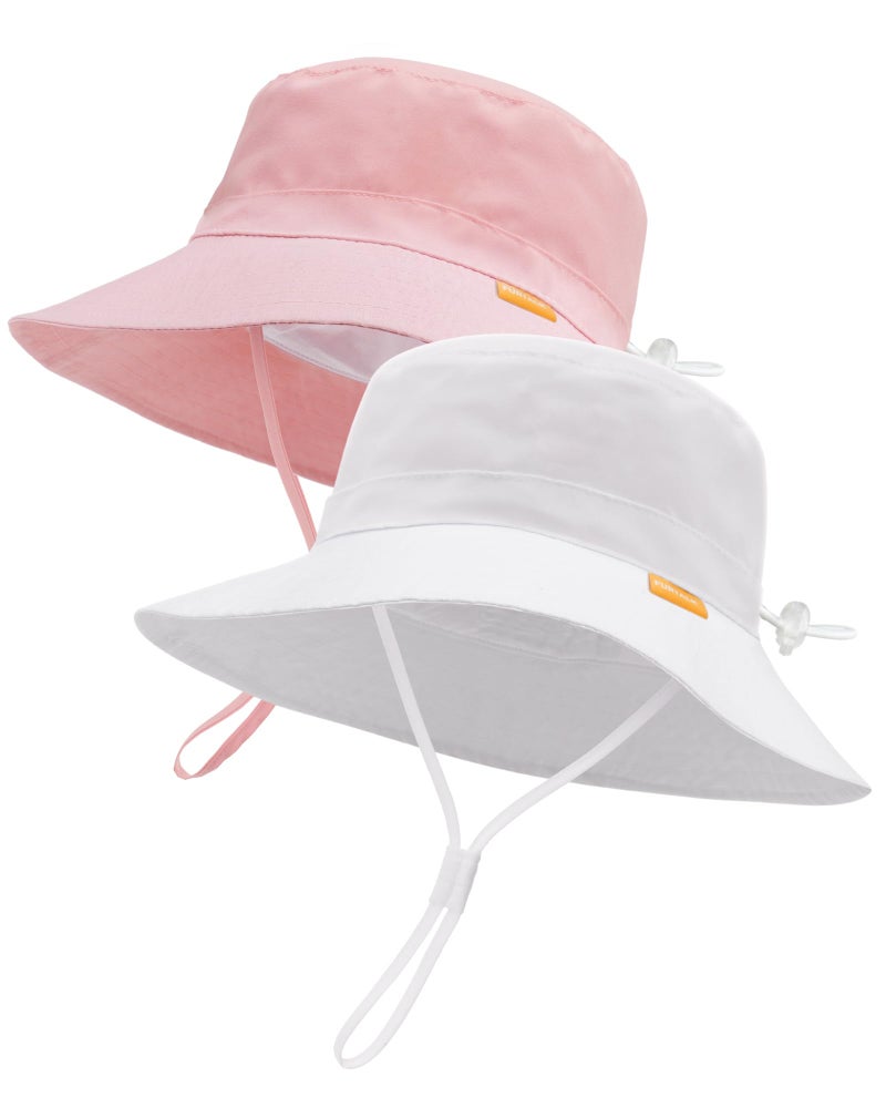 FURTALK Baby Sun Hat Toddler Boys Girls Bucket Hat for Kids 0-5 Years UPF 50+ Sun Protective Child Summer Beach Hats - Image 1