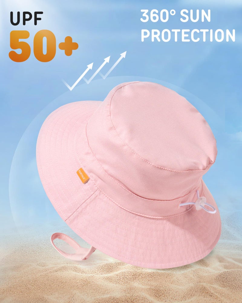 FURTALK Baby Sun Hat Toddler Boys Girls Bucket Hat for Kids 0-5 Years UPF 50+ Sun Protective Child Summer Beach Hats - Image 2