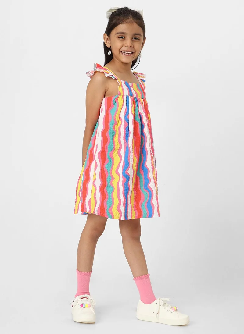 Nautinati Nautinati Girls' Stripe Sleeveless Dress