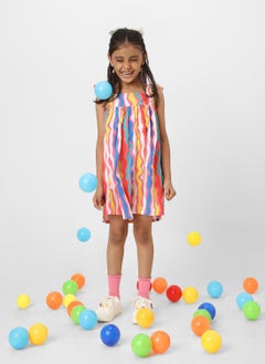 Nautinati Nautinati Girls' Stripe Sleeveless Dress  - Image 5