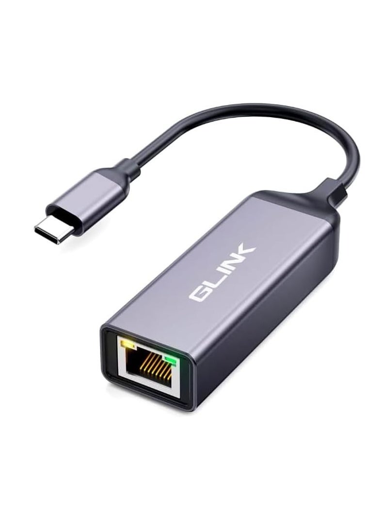 جلينك محول شبكة تايب سي إلى إيثرنت جيجابت من GLINK موديل GL-041C - Image 1