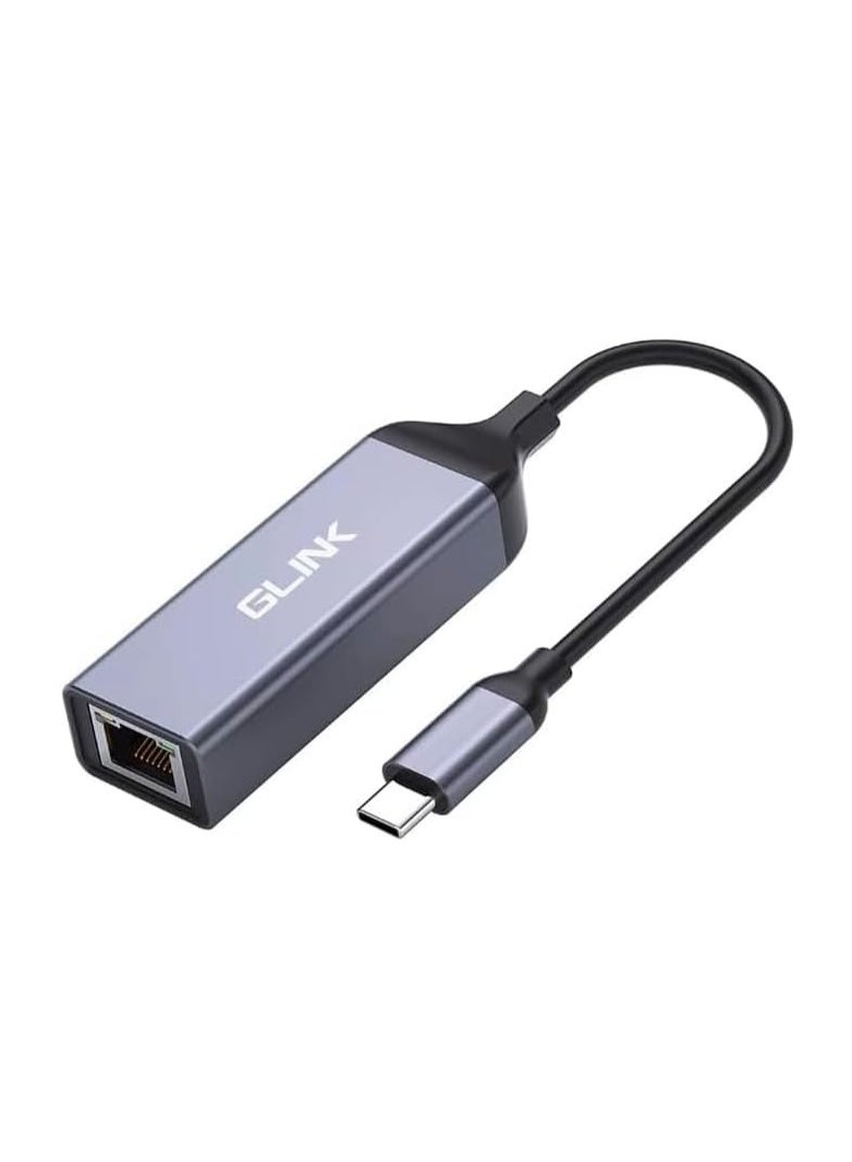 جلينك محول شبكة تايب سي إلى إيثرنت جيجابت من GLINK موديل GL-041C - Image 2