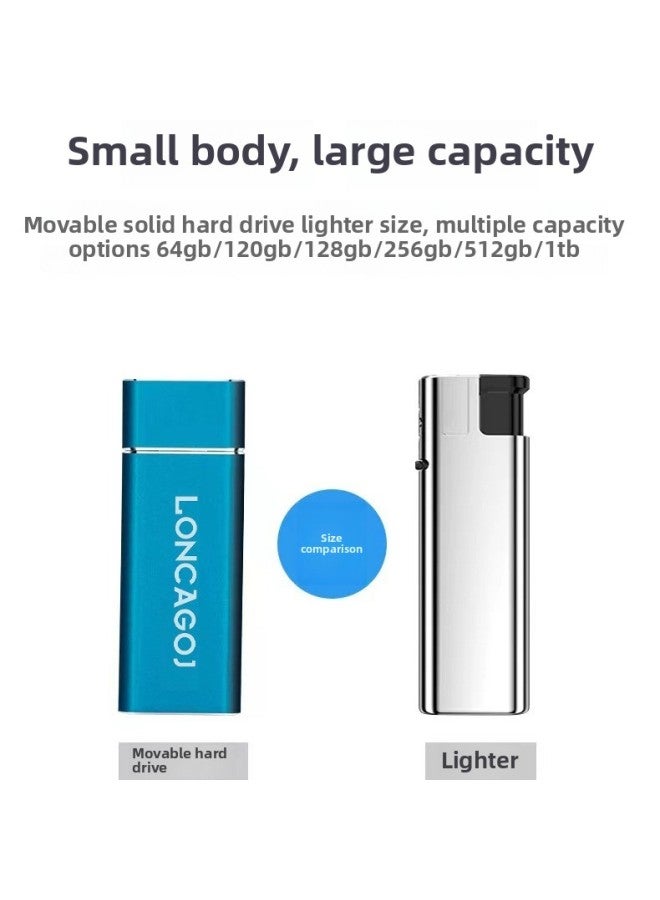 SSD Mobile Solid State Disk 1TB Expansion Upgrade 4TB2TB Portable Mobile Hard Disk Solid State-Capacity:64gb Upgrade To 8tb - Image 3