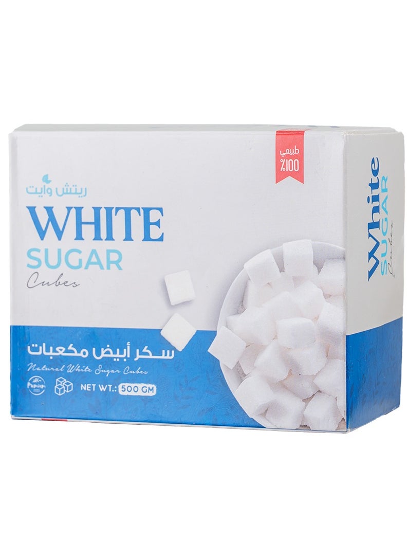 Rich Diet Rich white sugar cubes box 500 grams 