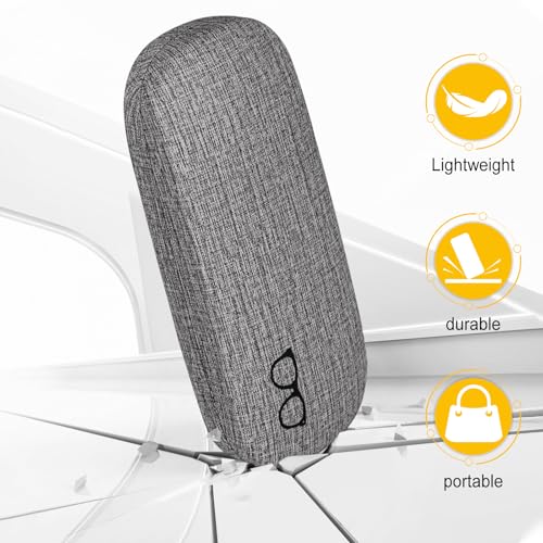 RayLove 3-Pack Hard Shell Eyeglasses Case Large Reading Glasses Hard Case - Image 4