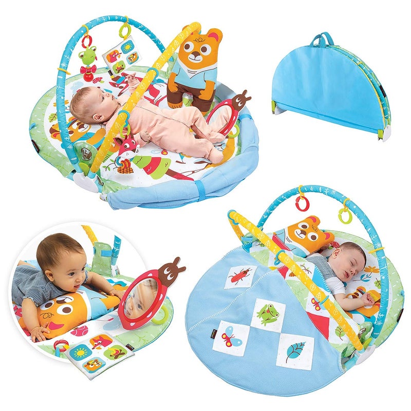 Yookidoo Yookidoo Baby Gymotion Play 'N’ Nap Activity Gym. 3-In-1 Infant Activity Play Mat For Newborns. 0 - 12 Month  - Image 1