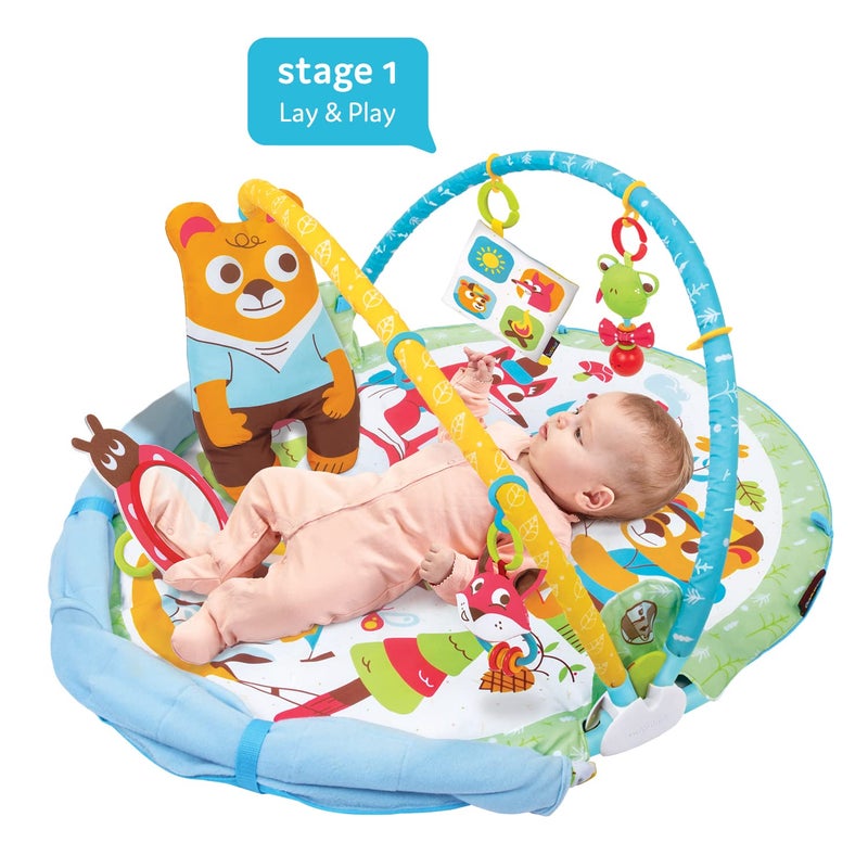 Yookidoo Yookidoo Baby Gymotion Play 'N’ Nap Activity Gym. 3-In-1 Infant Activity Play Mat For Newborns. 0 - 12 Month  - Image 2