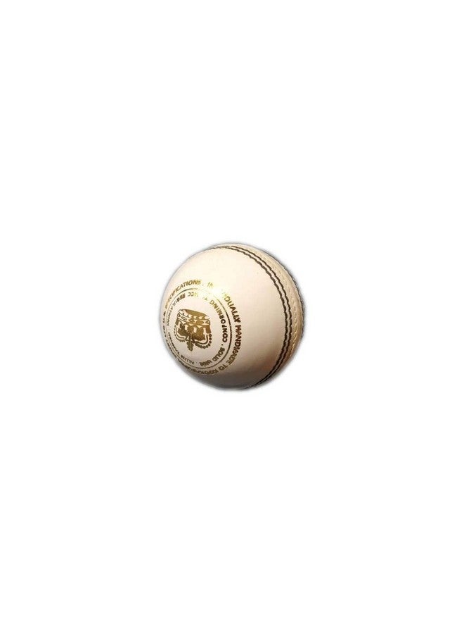 KOOKABURRA Leather Cricket Ball (White) Standard Size - Image 3