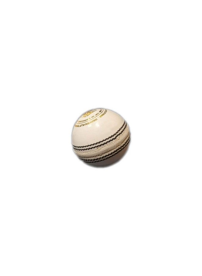 KOOKABURRA Leather Cricket Ball (White) Standard Size - Image 2