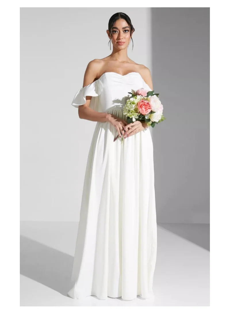 Little Mistress White Bridal Dress-Little Mistress
