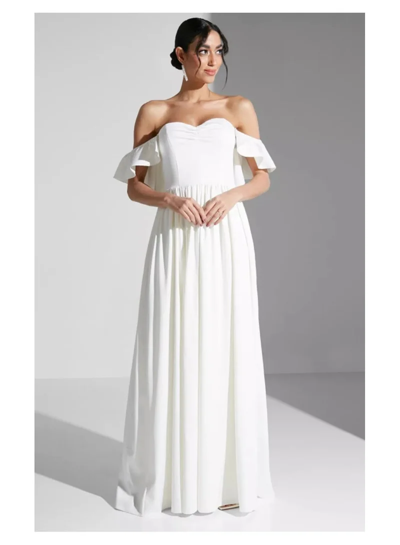 Little Mistress White Bridal Dress-Little Mistress