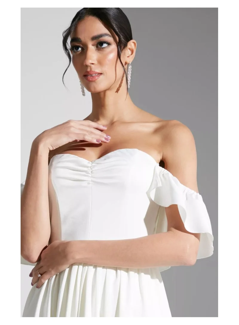 Little Mistress White Bridal Dress-Little Mistress