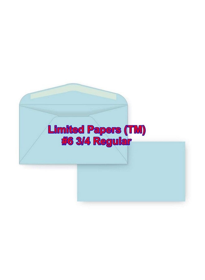 Limited Papers (Tm) 6 3/4 Regular Envelope Pastel 24 (3 5/8 X 6 1/2) Business Series (Blue 500) - Image 1