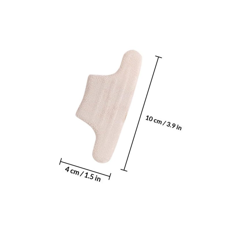 3 Pairs Self Adhesive Gel Heel Cushions Anti Blister Pads Soft Fabric Back Protectors For Daily Foot Comfort - Image 3